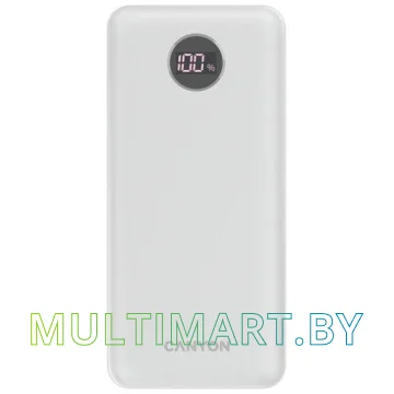 Портативное зарядное устройство Canyon PB-2002 20000mAh (белый)